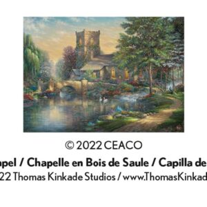 Ceaco - Thomas Kinkade - Willow Wood Chapel - 1000 Piece Jigsaw Puzzle