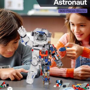 HBUDS Stem Kits Space Exploration Astronaut Toys, Building Kit, Educational STEM Toys Construction Engineering Building Blocks Learning Set, for Teen Boys Girls Kids (900 Pieces)