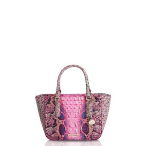 BRAHMIN Pink Cobra Ombre Melbourne Small Ashlee