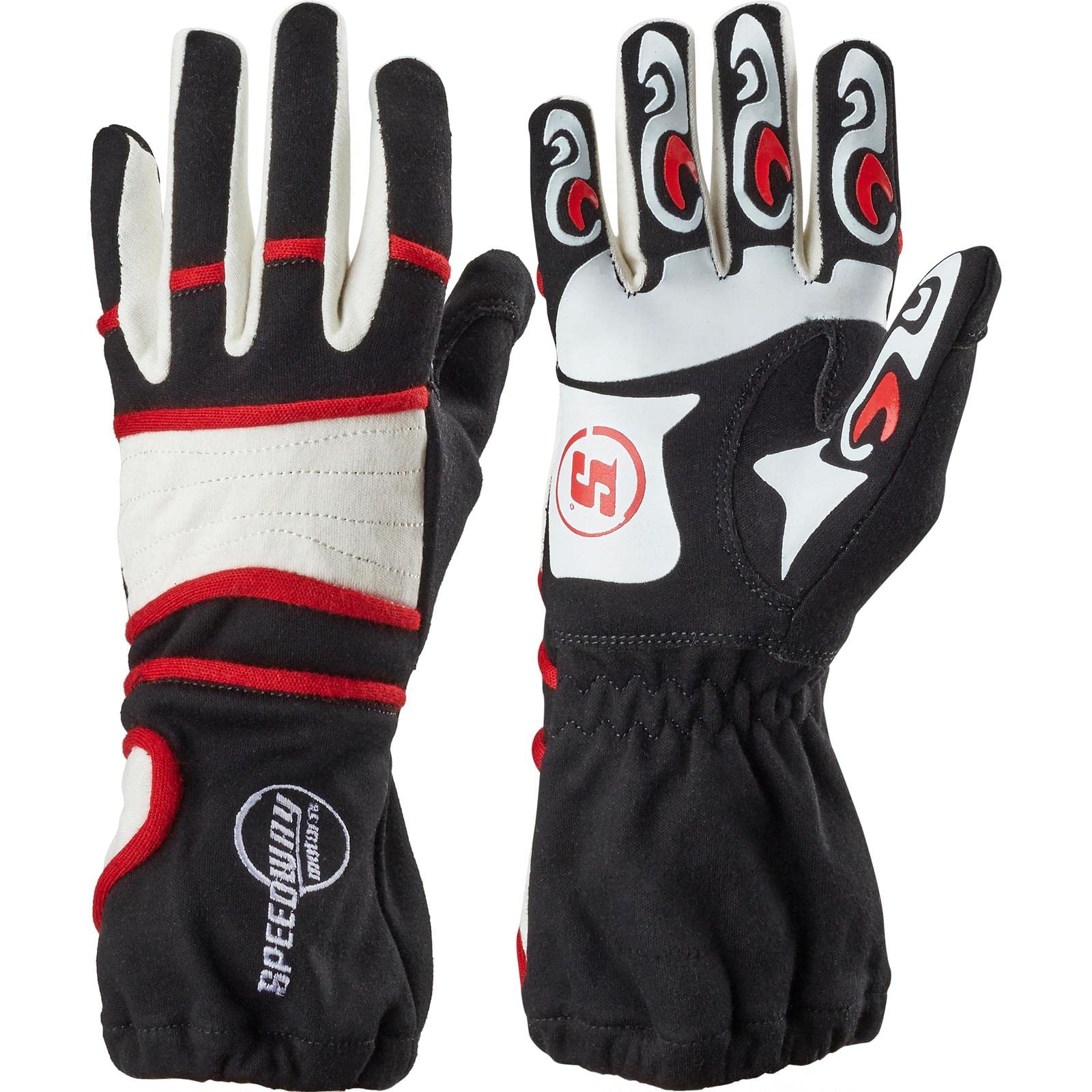 Speedway Motors Formula Non SFI Racing Gloves, Size Medium