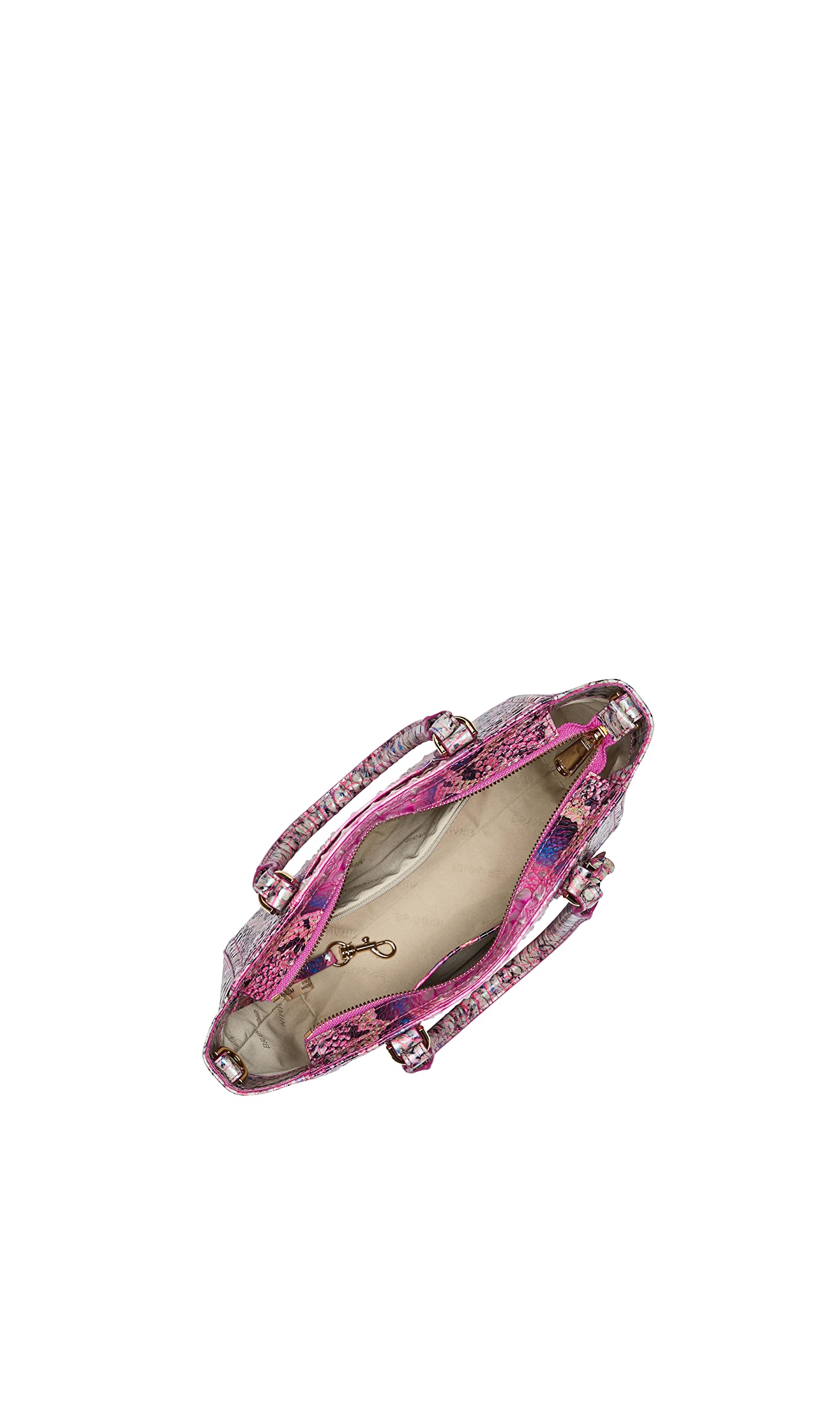 BRAHMIN Pink Cobra Ombre Melbourne Small Ashlee