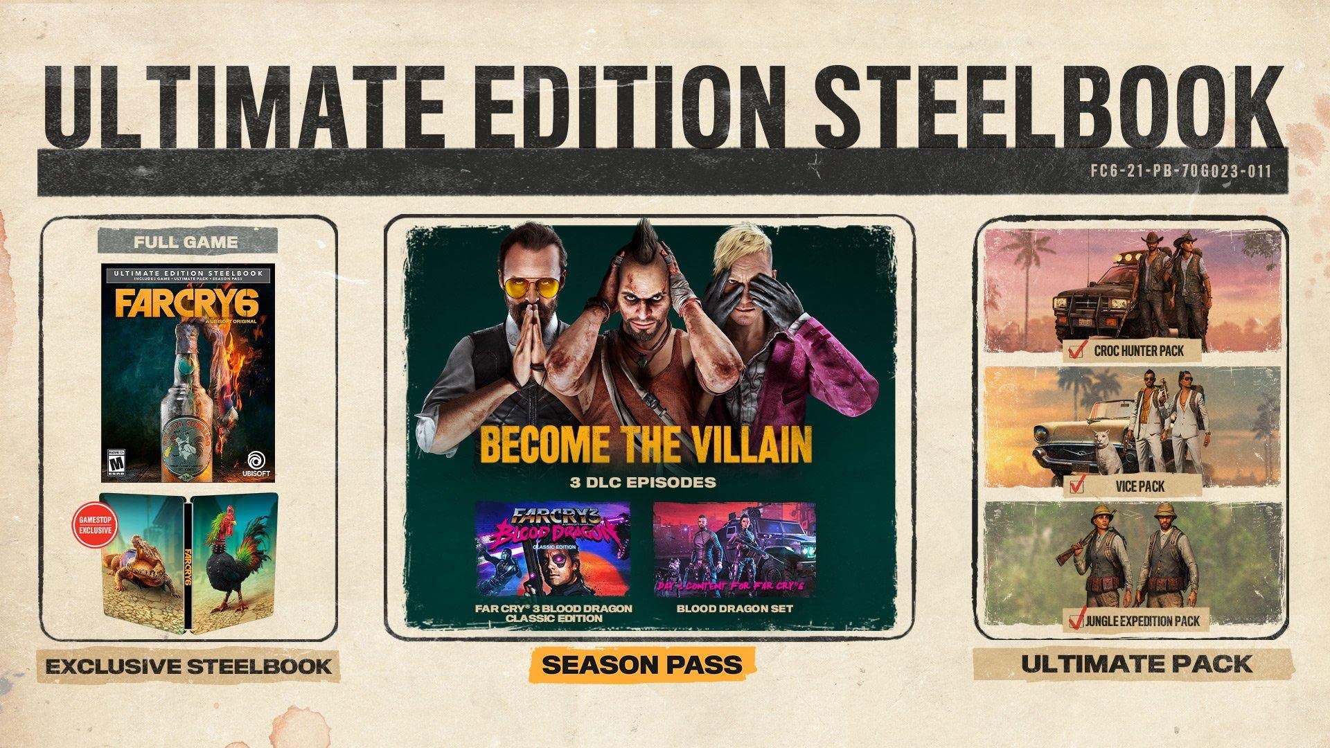 Far Cry 6 - Ultimate Edition Steelbook Xbox Series X / Xbox One