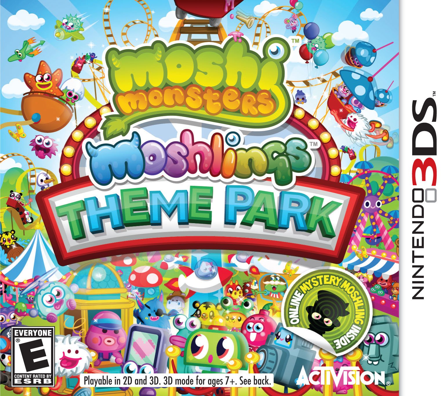 Moshi Monsters Moshlings Theme Park - Nintendo 3DS (Renewed)