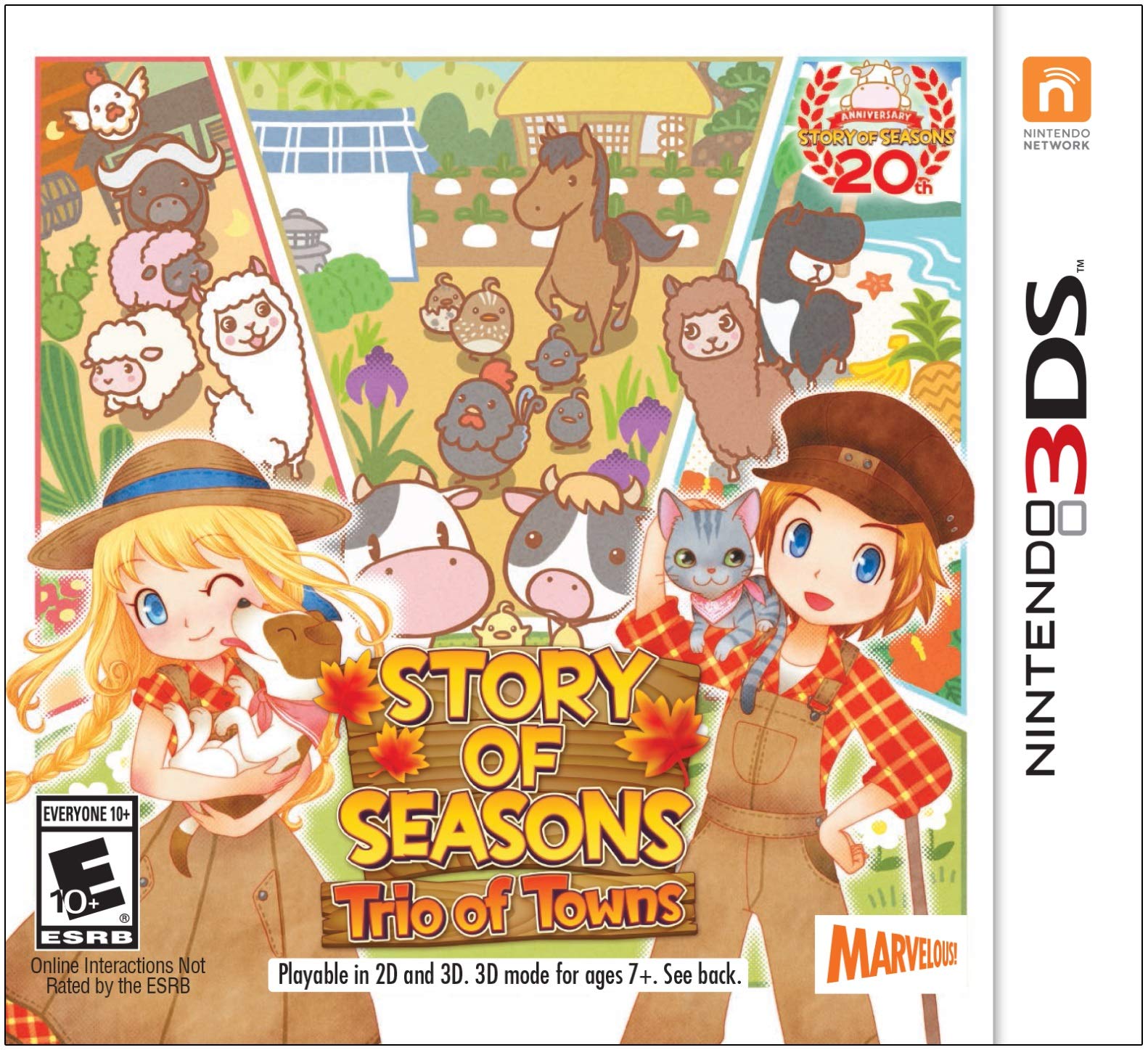 Story of Seasons: Trio of Towns - Nintendo 3DS (Renewed)