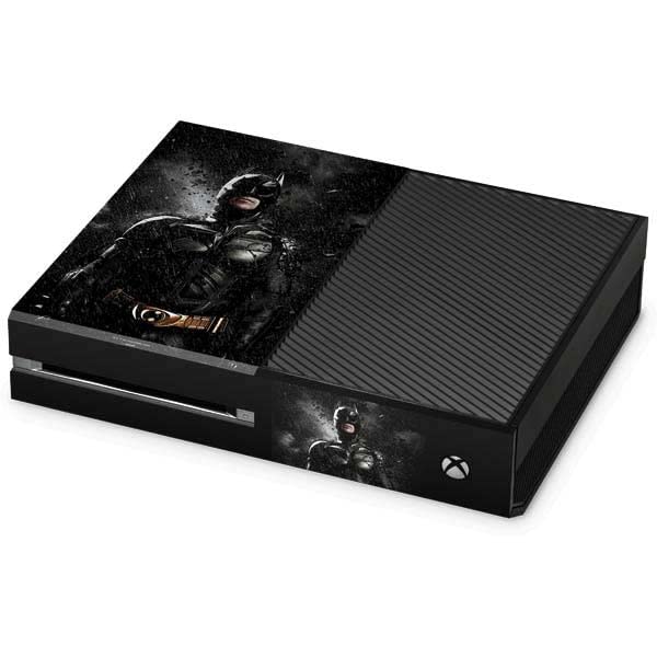 Skinit Decal Gaming Skin Compatible with Xbox One Console - Officially Licensed Warner Bros The Dark Knight Rises Raining Design