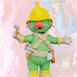 Boss Fight Studio Flange Doozer, Fraggle Rock Collectible Action Figure – Highly Articulated Figurine with Accessories Including Removable Hard Hat, Harness, Construction Tools, Walkie Talkie – 1:12