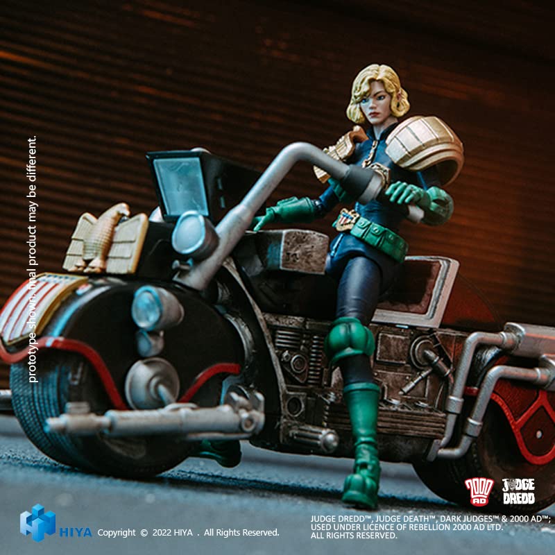 HIYA TOYS Judge Dredd: Judge Anderson & Lawmaster Mk II PX 1:18 Exquisite Action Figure Set