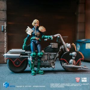 HIYA TOYS Judge Dredd: Judge Anderson & Lawmaster Mk II PX 1:18 Exquisite Action Figure Set