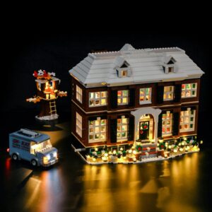 YEABRICKS LED Light for -21330 Ideas Home Alone Building Blocks Model (Building Set NOT Included)