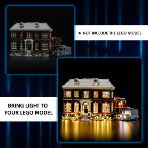 YEABRICKS LED Light for -21330 Ideas Home Alone Building Blocks Model (Building Set NOT Included)