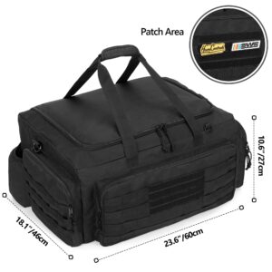 GOBUROS RC Car Bag for 1/8 and 1/10 Car, RC Carry Case Compatible with Traxxas 1/8 Car, Multi-Pockets to Store Tools and Other Accessories, Adjustable Shoulder Strap for Easy Carrying (Patent Design)