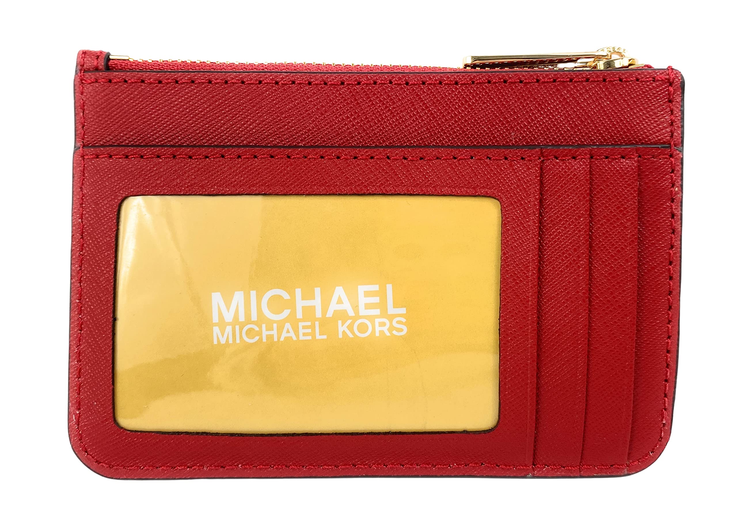 Michael Kors Jet Set Travel Small Coin Pouch with ID (Chili)