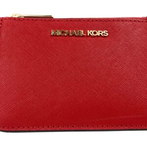 Michael Kors Jet Set Travel Small Coin Pouch with ID (Chili)