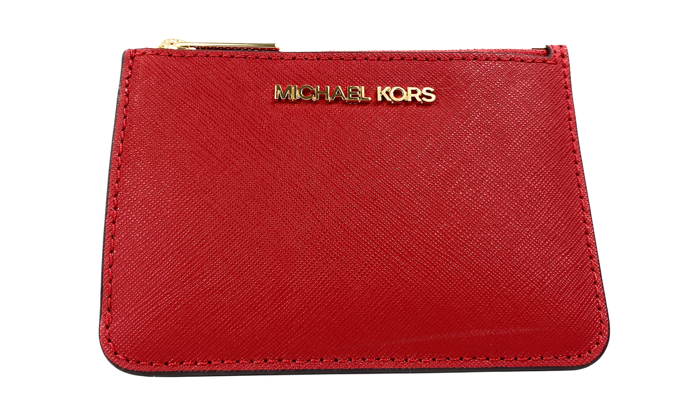 Michael Kors Jet Set Travel Small Coin Pouch with ID (Chili)