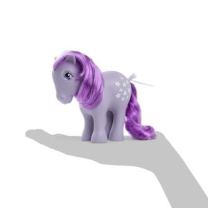 My Little Pony, 40th Anniversary 4-Inch Blossom, Original 1983 Collection, Long, Brushable Mane and Tail, Action Figure, Great for Kids, Toddlers, Girls, Ages 4+