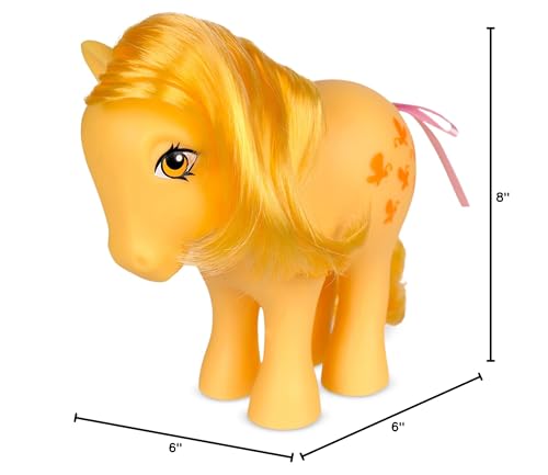 My Little Pony, 40th Anniversary 4-Inch Butterscotch, Original 1983 Collection, Long, Brushable Mane and Tail, Action Figure, Great for Kids, Toddlers, Girls, Ages 4+