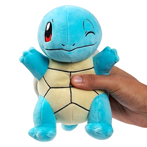 Pokémon 8" Squirtle Plush - Officially Licensed - Quality & Soft Stuffed Animal Toy - Generation One - Great Gift for Kids, Boys, Girls & Fans of Pokemon