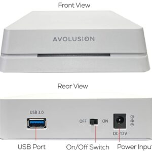 Avolusion HDDGear Pro 3TB 7200RPM USB 3.0 External Gaming Hard Drive (for PS5) White (Renewed)