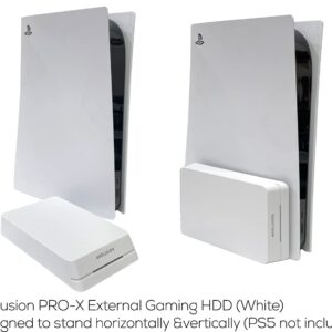 Avolusion HDDGear Pro 3TB 7200RPM USB 3.0 External Gaming Hard Drive (for PS5) White (Renewed)