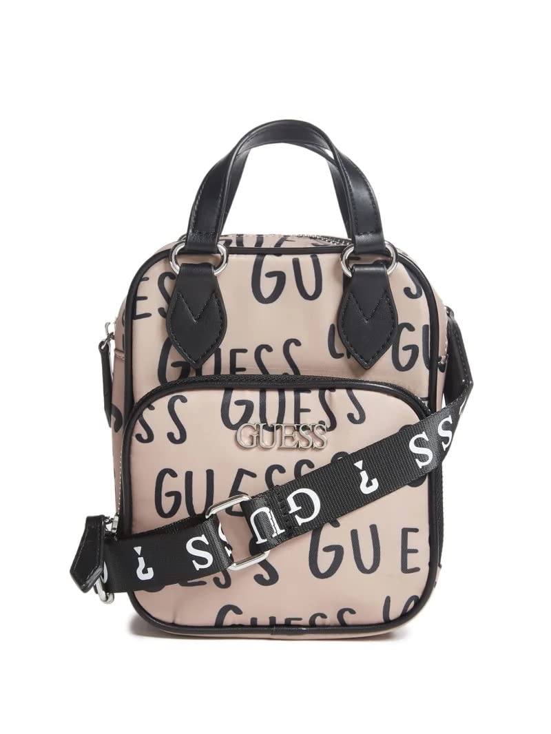 GUESS Factory Logo Print Nylon Crossbody