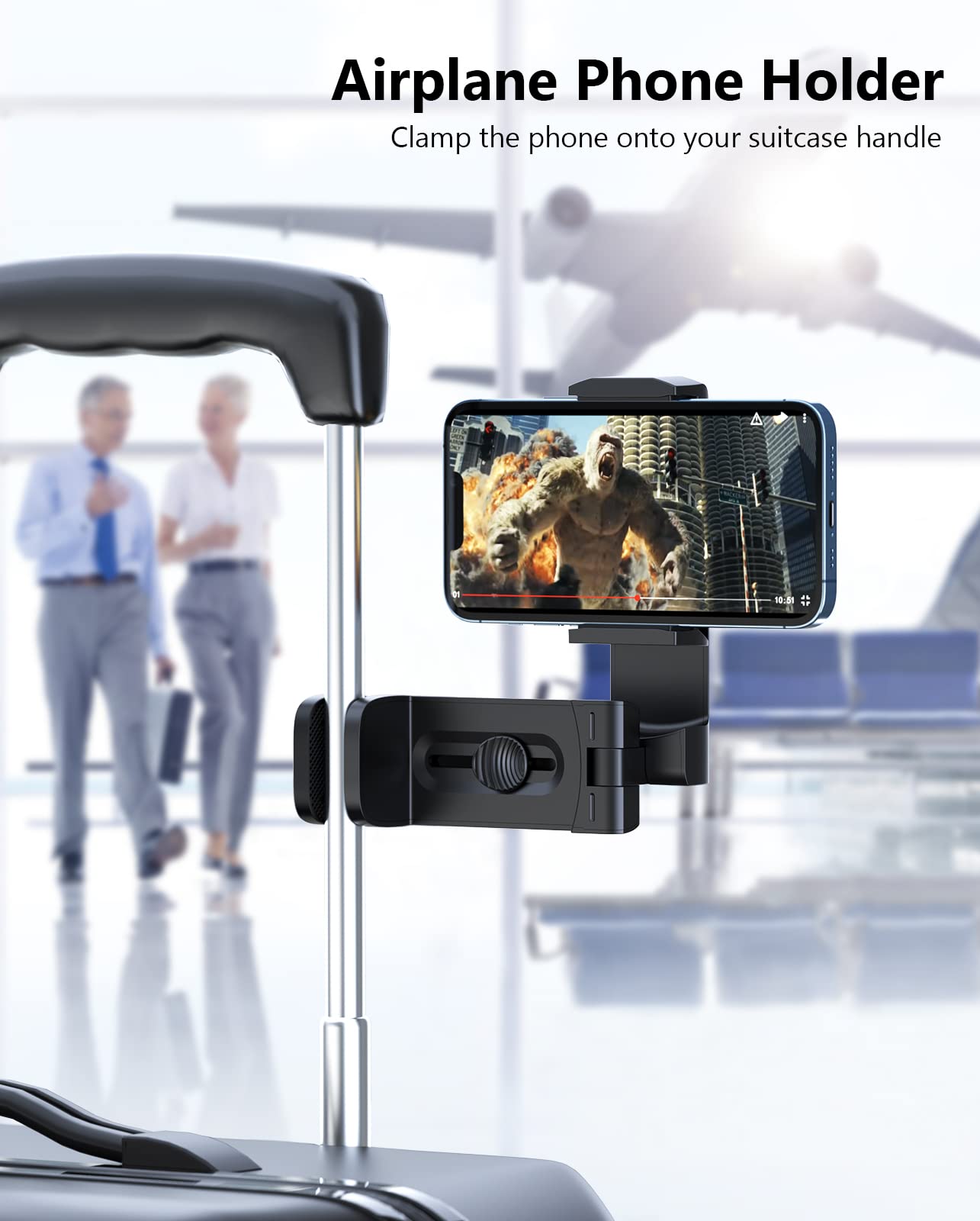 MiiKARE Travel Phone Holder & Adjustsable Controller Holder