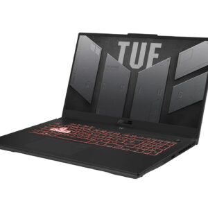 ASUS 2021 TUF A17 17.3" FHD 144Hz Gaming Laptop, AMD Ryzen 7-6800H Processor, 16GB DDR5 RAM, 512GB PCIe SSD, Backlit Keyboard, GeForce RTX 3060 6G DDR6, HD Webcam, Windows 11, Gray, 32GB USB Card