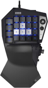 hori tactical assault commander (tac) mechanical keypad for playstation®5, playstation®4, and pc - pc-style keypad for fps, mmo, and more - officially licensed by sony