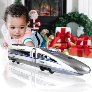 Bullet Train Mini Toys for Kids with Sound & Light - Train Set for 3 4 5 6 Years Old Boys Girls Classic Toy Gift for Holiday, Birthdays or Christmas