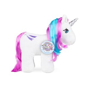 My Little Pony Unicorn and Pegasus Plush - Glory - Collector Plushie, Retro Stuffed Toy Animal, Kid, Toddler, Girl, boy, Mom, Birthday, Ages 3+