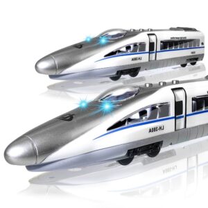 Bullet Train Mini Toys for Kids with Sound & Light - Train Set for 3 4 5 6 Years Old Boys Girls Classic Toy Gift for Holiday, Birthdays or Christmas