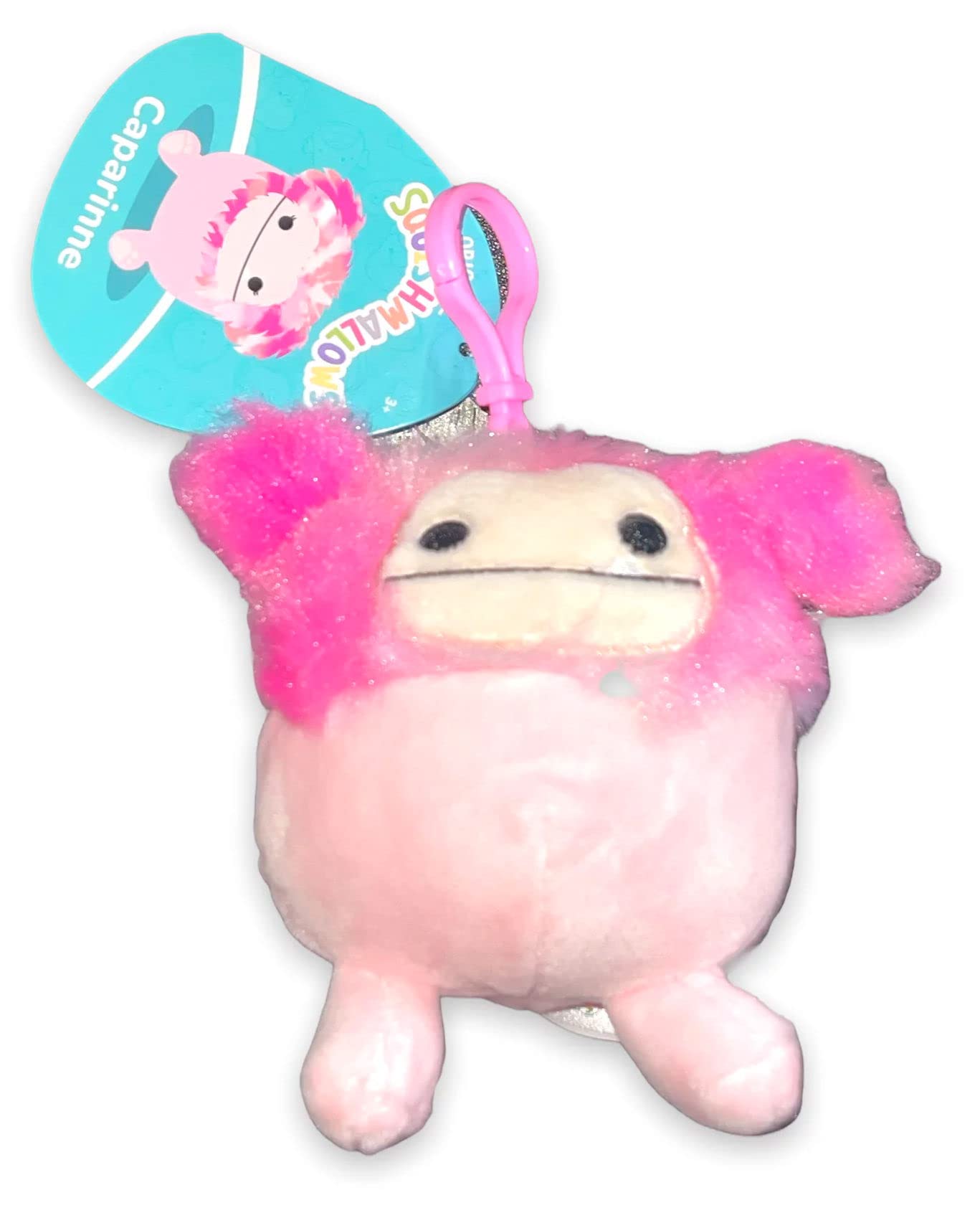 Squishmallow 3.5" Clip-On Caparinne The Bigfoot