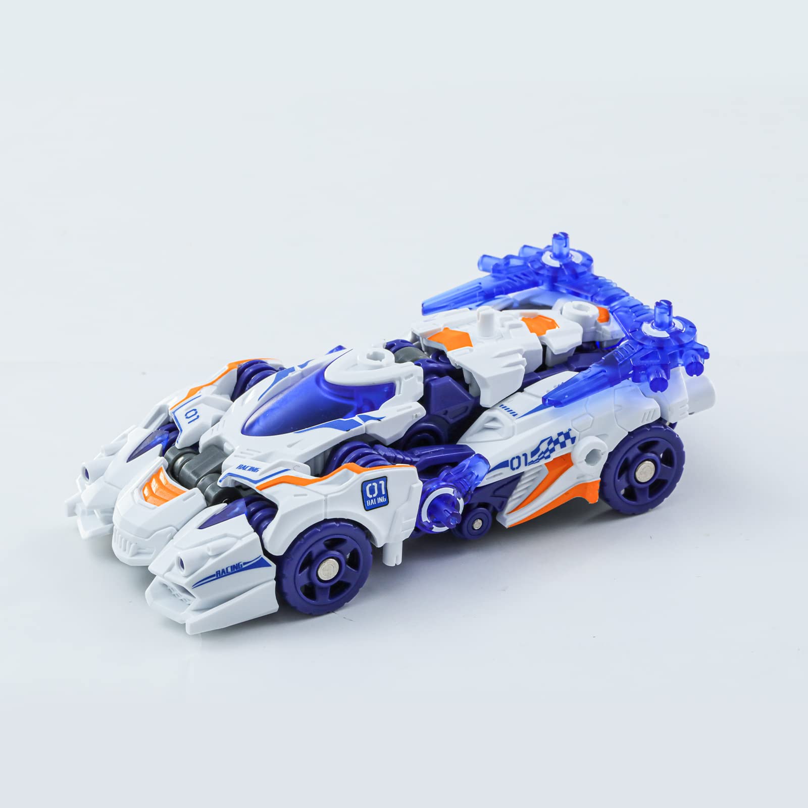 52TOYS BEASTDRIVE Wheel Raptor Deformation Toys Action Figure, Converting Toys in Vehicle and Beast, Perfect Birthday Party Gift for Teens and Adults