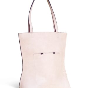 Niko Ineko Women's Commuter Tote Peek-A-Boo Pocket Kitty Claws Hardware Blush