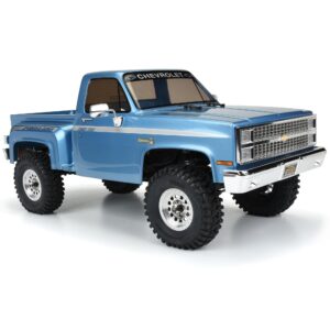 Axial RC Truck 1/10 SCX10 III Pro-Line 1982 Chevy K10 4WD Rock Crawler Brushed RTR (Battery and Charger Not Included), AXI03029, Blue