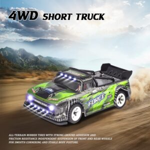 Wltoys 284131 RC Cars 1/28 Mini Drift RC Car with 3pcs Upgraded 500mah Battery 30km/h RC Drift Cars 130 Brushed Motor 2.4GHz Remote Control Car LED Car Lamp 4WD Micro RC Drift Car for Adults Gifts