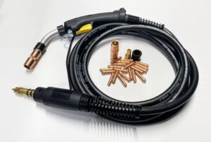 mig gun replacement for bernard btb 200 amp q20 15ft miller connector centerfire parts (mig gun with .035" kit)