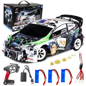 leoso wltoys k989 rc car 3pcs upgraded 500mah battery 1/28 rc car 2.4g remote control cars 4wd tabletop drift rc car 30km/h mini rc drift car for kids gifts