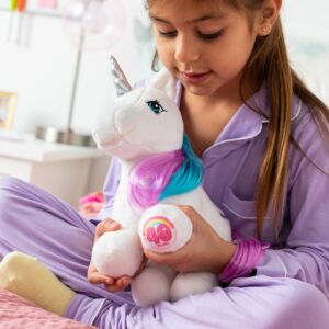 My Little Pony Unicorn and Pegasus Plush - Glory - Collector Plushie, Retro Stuffed Toy Animal, Kid, Toddler, Girl, boy, Mom, Birthday, Ages 3+