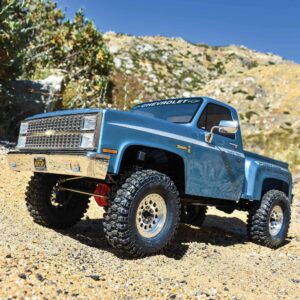 Axial RC Truck 1/10 SCX10 III Pro-Line 1982 Chevy K10 4WD Rock Crawler Brushed RTR (Battery and Charger Not Included), AXI03029, Blue