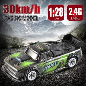 Wltoys 284131 RC Cars 1/28 Mini Drift RC Car with 3pcs Upgraded 500mah Battery 30km/h RC Drift Cars 130 Brushed Motor 2.4GHz Remote Control Car LED Car Lamp 4WD Micro RC Drift Car for Adults Gifts