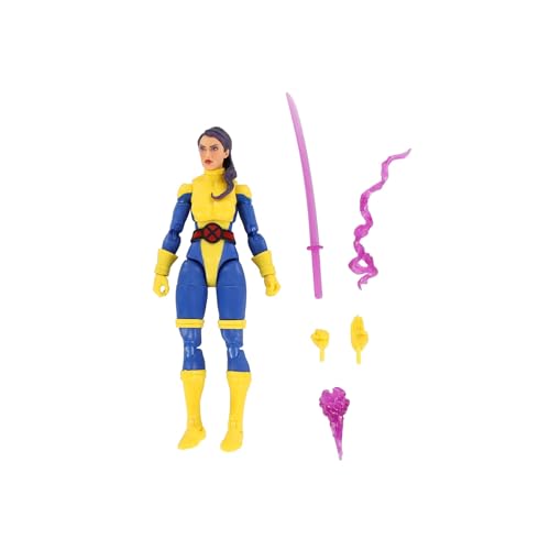 Marvel Legends Series Banshee, Gambit, & Psylocke X-Men 60th Anniversary Action Figure Set, 6-Inch