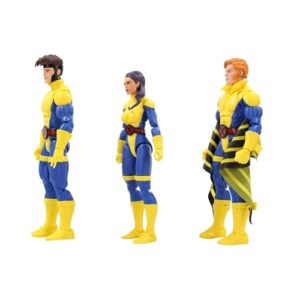 Marvel Legends Series Banshee, Gambit, & Psylocke X-Men 60th Anniversary Action Figure Set, 6-Inch