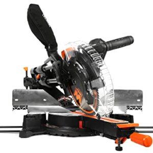 WEN MM1215 15-Amp 12-Inch Dual Bevel Sliding Compound Miter Saw with LED Cutline