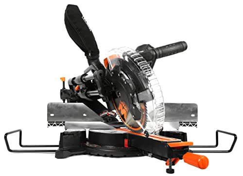 WEN MM1215 15-Amp 12-Inch Dual Bevel Sliding Compound Miter Saw with LED Cutline