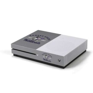 skinit decal gaming skin compatible with xbox one s console - officially licensed college kansas state wildcats est 1863 design