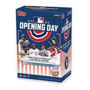 2022 Topps Opening Day Baseball Blaster Value Box - 154 Trading Cards per Box