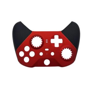 Hzjunsi Shell Case Replacement Front Housing Faceplate Cover Compatible with Xbox Elite Wireless Controller Series 2 Core (Red Limited Edition)