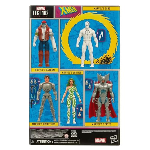 Marvel Hasbro Legends Series: X-Men Villains, 60th Anniversary Action Figure Set, 6 inch Action Figures,Multicolor