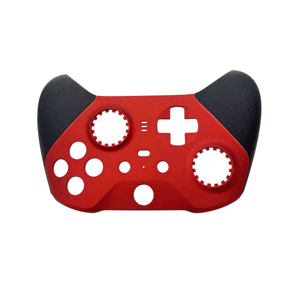 Hzjunsi Shell Case Replacement Front Housing Faceplate Cover Compatible with Xbox Elite Wireless Controller Series 2 Core (Red Limited Edition)