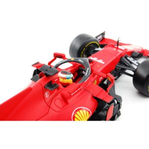 XTD Bburago 1:43 2022 F1 Ferrari F1-75 #55 Sainz Alloy Luxury Vehicle Diecast Cars Model Toy Collection Gift (2022 F1-75 #55 Acrylic Box) Red